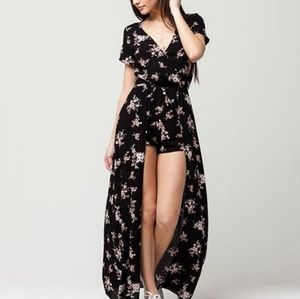 Full Tilt Floral Maxi Romper